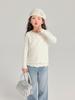 Conjunto de Dos Piezas Ropa Infantil Momojia Primavera 2025 Nuevo Camiseta para Niñas Dulce y Linda Hongo Top de Manga Larga