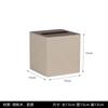 Decoración de bandeja geométrica de nogal minimalista moderna, modelo de sala de ventas, oficina, bandeja de almacenamiento, sala de estar, dormitorio, decoración suave