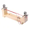 Estante de Madera Maciza Tejido a Mano Soporte de Cuerda Trenzada a Mano Herramienta Creativa de Fijación para Tejer DIY Clip de Soporte para Tejer