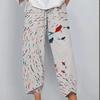Moda Nueva Primavera 2024 Amazon Ebay Transfronterizo Casual Urbano Ropa de Mujer Pantalones Casuales Estampados Digitalmente en 3D