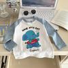 Camiseta de Manga Larga para Niños Primavera y Otoño Camiseta Base Algodón Puro Bebé Nuevo Top para Niño Ropa de Bebé para Niña Ropa para Niños
