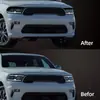 Pegatina para faro de coche Dodge Dodge Durango 2014-2021, película de cambio de color negro para luz trasera