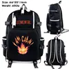 Crazy Element City Mochila Escolar de Estudiante de Anime Elemental Mochila con Carga USB Mochila con Estampado de Dibujos Animados