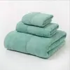 Toalha de Algodão Cetim Simples para Casa, Absorvente, Espessa, Macia, Toalha de Banho de Gaze para Bebê Classe A, Algodão Puro, Uma Peça Atacado
