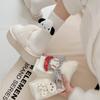 MeiasCheng atacado para outono e inverno feminino forradas com fleece espessadas quentes veludo estilo boneca dormir versátil meias felpudas