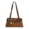 Bolso de axila de diseño nicho casual estilo coreano para mujer, nuevo bolso baguette de hombro para commuting ins otoño 2026 para mujer