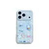 Funda de Teléfono Miffy Conejo con Patrón de Concha Semitransparente Linda Estilo Coreano para iPhone 17 Pro Max, Adecuada para 16 Pro y 18 Pro