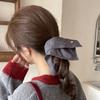 Banda para el cabello cuadrada de alta calidad con sensación de intestino grueso, temperamento femenino, estilo perezoso, coleta baja, cuerda para el cabello, banda de goma elástica alta, cuerda para atar la cabeza