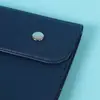 Carpeta de Cuero PU Personalizada por el Fabricante, Impermeable y Resistente a las Manchas, con Cremallera de PP, Páginas Interiores Personalizadas, Carpeta de Escritorio para Reuniones