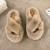 Pantuflas de Felpa con Suela Gruesa para Mujer, Estilo Hada, para Usar en Exteriores, Tendencia de Moda 2026, Nuevas Llegadas Otoño/Invierno, Pantuflas de Algodón Peludo