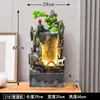 Rocalla Fuente de Agua Adorno de Fuente Apertura Mostrador de Caja de Sala de Té Escritorio Rueda Generadora de Riqueza de Alta Montaña Agua Circulante
