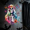 Las Nuevas Calcomanías de Pared de Calavera de Halloween en 2025 Admiten las Principales Plataformas Transfronterizas y Pueden Admitir Etiquetado y Dropshipping