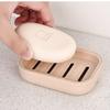 Caja de Jabón de Doble Capa Sin Tapa, Caja de Jabón con Drenaje para Baño y WC, Soporte de Jabón Portátil Creativo para Viajes, Caja de Jabón Simple