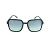 Gafas de Sol Degradadas Estilo Xiaohongshu con Remaches, Protección UV, Montura Cuadrada Grande, Gafas de Sol Estilo Callejero para Mujer