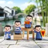 Juguete Creativo de Moda: Academia de Tres Sabores de Lu Xun Caja Sorpresa Estudio Inspirador Figura de Lu Xun Adorno de Escritorio Regalo para el Día del Maestro