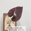 Goma suave, grulla de fuego grande, flor de palma roja artificial, flor artificial, arreglo floral artístico, arte floral espacial, accesorio de fotografía, flor de decoración de boda