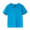 Processamento de Camiseta Personalizada de Manga Curta Algodão Penteado Gola Redonda Camisa Cultural Infantil Uniforme de Turma Design Gratuito Impressão DIY Solta e Moderna