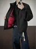 Chaqueta de moda para hombre Jianheng Transfronteriza Estilo Americano Tendencia Ropa de Alta Gama Cortavientos Primavera y Otoño Cuello Alto