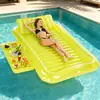 Piscina inflable de Amazon, cama flotante, cama doble flotante con almohada, baño de bronceado portátil.