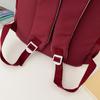 Mochila 2024 nova mochila escolar para estudante do ensino fundamental estilo coreano moda cor contrastante mochila grande capacidade marca de moda bolsa comércio exterior