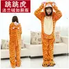 Outono e inverno Dragão Roxo flanela panda desenho animado macacão pijama para homens e mulheres casais animal Stitch roupas de casa