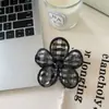 Pinza para el Cabello de Cuadros Transparente Negro, Pinza Sencilla para el Cabello, Pinza de Tiburón, Accesorio Versátil de Alta Gama para el Cabello Diario, Estilo Nuevo