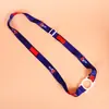 Alça transversal portátil para garrafas de água mineral, alça de poliéster para garrafa de água com logo personalizável impresso, fivela de silicone e cordão