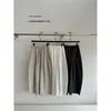 Venta de Liquidación, Sin Devoluciones ni Cambios, Estilo Coreano, Estilo Perezoso, Versátil, Adelgazante, Rejuvenecedor, Pantalones Casuales de Pierna Ancha con Cintura Elástica y Cordón para Mujer 260223