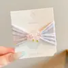 Dulces scrunchies florales para niñas, alta elasticidad, bandas para el cabello no dañinas para bebés para hacer coletas y moños