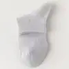Meias Finas de Verão Femininas, Meias com Renda na Cintura, Novo Estilo Popular, Fio 100% Algodão, Antiodor, Meias de Cano Médio para Primavera e Outono