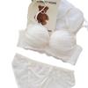Sutiã de renda Pure Desire para meninas com fragrância de bêbado Modal pequeno Push-up Show Big Anti-flacidez Sutiã romântico francês