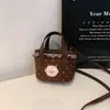 Ribete de encaje de lunares estilo japonés, bolso tote lindo y femenino, nuevo material de PU 2026, elegante bolso de hombro y bolso cruzado