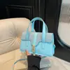 Bolso de Mano Patchwork Texturizado de Comercio Exterior para Mujer 2025 Nuevo Principios de Otoño Bolso de Hombro Cruzado con Estilo de Alta Gama Bolso Cruzado para Viajes