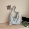 Bolsa de Grande Capacidade para Mulheres 2026 Nova Moda Casual de Verão Bolsa de Ombro Bolsa Tote para Estudante Universitário Aula Deslocamento
