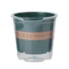 Maceta de rábano verde perezosa absorción automática de agua doble capa plástico maceta interior balcón sin agua transparente almacenamiento de agua maceta galón