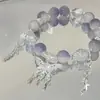 Pulseira de Contas de Cerâmica Estrela Concha Estilo Resort para Mulheres, Pulseira Exquisita de Nicho de Luxo Leve, Pulseira de Festa Estudantil de Alto Nível