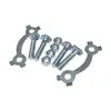 Gn125/150/En125/Suzuki King Conjunto de Coroa Grande Parafuso de Corrente Pedivela Parafuso de Dente Grande Veículo de Viga Curva Peças de Reposição