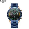 Reloj Inteligente Multifuncional Lige/Bangwei Llamada Bluetooth, Conteo de Pasos, Detección de Presión Arterial y Frecuencia Cardíaca, Reloj Impermeable