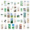 44 pegatinas románticas tailandesas de marcapáginas material de decoración de paisajes literarios papelería para cuadernos pasta para cuentas de mano venta al por mayor