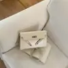Bolsa de Couro de Crocodilo de Luxo para Mulheres 2026 Novo Modelo Exquisita Versátil Bolsa Transversal Super Popular Bolsa de Mão Pequena Quadrada