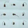 Chaveiro Esculpido em Madeira de Águila com Animais do Zodíaco, Pequena Figura de Gato, Acessório Decorativo