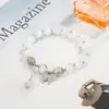 Pulseira de Pedra Olho de Gato Borboleta para Mulheres 2023 Nova Pulseira de Cristal de Alta Qualidade Luxo Leve Nicho Presente para Melhor Amiga ou Namorada