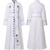 [Em Estoque] Roupão Clerical para Padres Fantasia de Cosplay de Padre para Halloween Festa à Fantasia Role Play como Padrinho