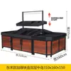 Prateleiras de Vegetais Estilo Donglai, Prateleiras Multicamadas de Frutas e Vegetais de Aço Inoxidável para Supermercado Yonghui, Lojas de Frutas e Vegetais, Prateleiras de Produtos Frescos para Lojas de Conveniência