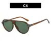 Gafas de Sol Kedun Estilo Aviador Marco Pequeño Forma de T 2025 Nuevas Gafas de Sol para Mujer Gafas de Sol de Moda Ins Celebridad de Internet Estilo Callejero