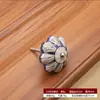 Puxador de Guarda-Roupa de Móveis Moderno Minimalista Puxador de Arte de Cerâmica Estilo Chinês Pastoral Abóbora de Gaveta de Armário de Furo Único