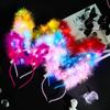 Tiara Orelhas de Coelho Luminosas Varinha de Fada Orelhas de Gato com Flash Tiara Mickey Presente de Empurrar no Chão Presente Barraca Mercado Noturno