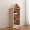 Gabinete de almacenamiento de juguetes de madera maciza Gabinete de almacenamiento extraíble Estantería de pino multifuncional Estante de almacenamiento de capacidad extragrande Caja de almacenamiento
