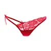 Ropa interior sexy para mujer Mi Ke, encaje transparente bordado, transparente, fino con divertidos calzoncillos T al por mayor 2182