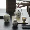 Dinastia Tang e Song Argila de Jade Pintada à Mão Panda Brincando com Bambu Jianshui Acessórios para Cerimônia do Chá Bacia de Água de Cerâmica Tanque de Água Residual Doméstico Recipiente para Armazenamento de Água para Preparo Seco